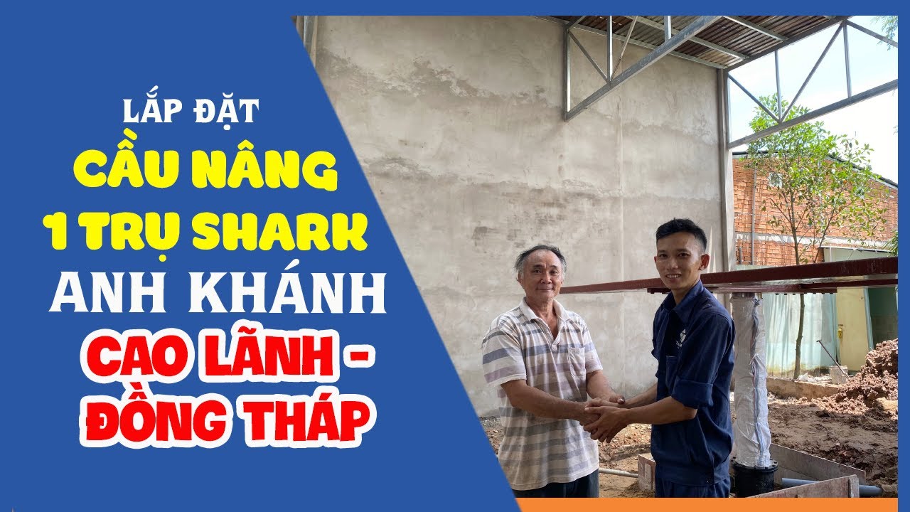 Lắp đặt cầu nâng một trụ rửa xe cho anh Khánh ở Cao Lãnh – Đồng Tháp 7