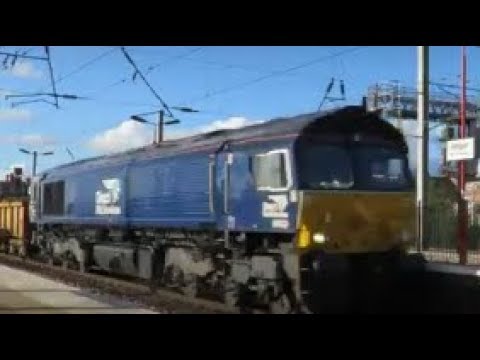 Class 66434 - 696D - Direct Rail Services - At Speed - Wigan Northwestern - 24.09.2018