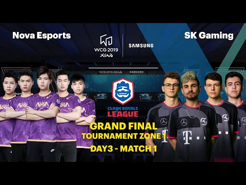 WCG 2019 Xi’an, CRL Invitational, China vs West, Match 1 Set 1, Nova Esports vs SK Gaming