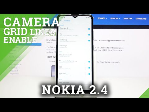 How to Activate Grid Lines in NOKIA 2.4 –Camera Orientation Lines