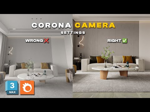 STOP OVEREXPOSED RENDERS! ⚠️ CORONA CAMERA SETTINGS EXPLAINED