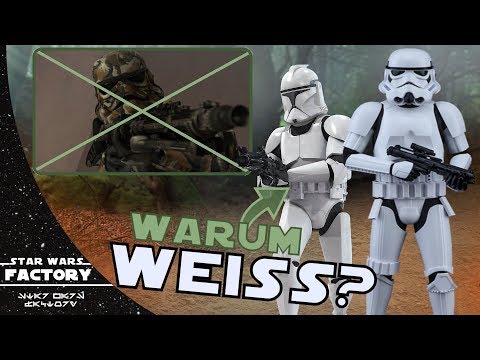 Warum sind RÜSTUNGEN der Klone und Sturmtruppen WEIẞ und nicht tarnfarben? | Star Wars Factory