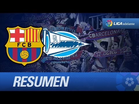 Resumen de FC Barcelona B (0-0) Deportivo Alavés