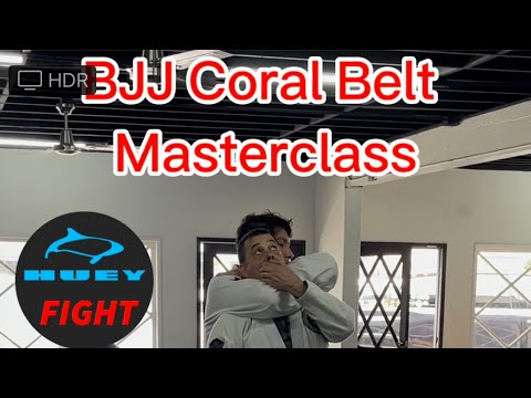 BJJ Masterclass with Coral Belt (8th Degree) Waldomiro Perez Jr. - Escapes and Counters