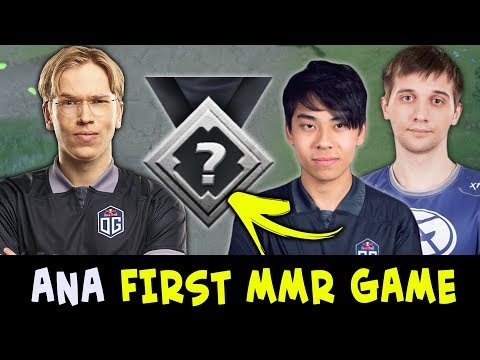 Ana FIRST solo MMR game with Arteezy vs Topson — still NO RANK