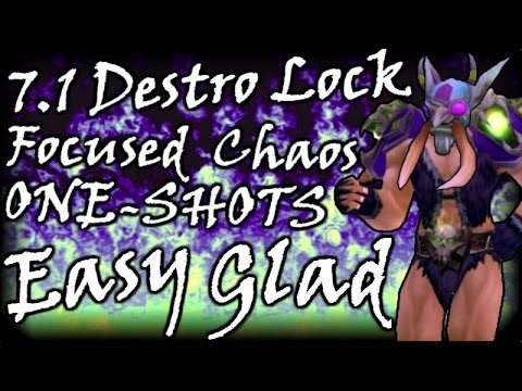 Focused Choas is OP! - 2400mmr Destruction Warlock 3v3 [LSD2] With R1 Boomkin | Legion 7.1