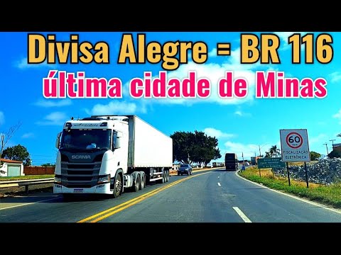 Viagem ao nordeste, br 116, passando Divisa Alegre, divisa de estado Minas = Bahia 
