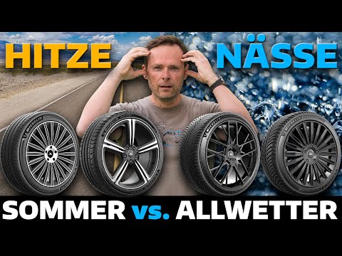 Extreme tire test in heat and wet conditions: All-season tires vs. summer tires - Bloch explains