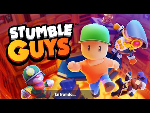 JOGANDO UMAS PARTIDAS DE STUMBLE GUYS E PASSANDO MUITO NERVOSO