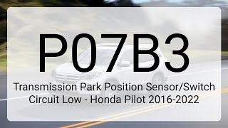 Meaning of OBD p07be