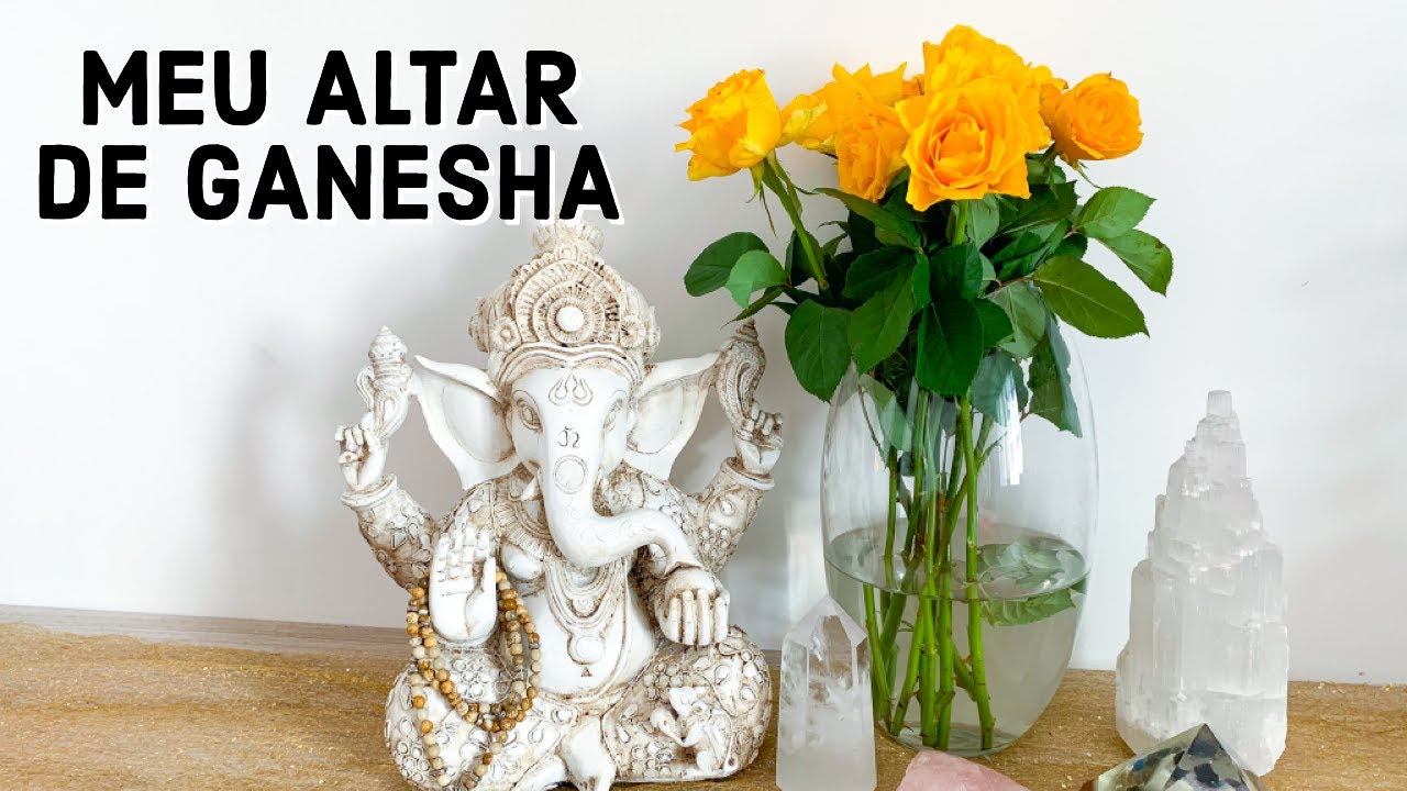 MEU ALTAR DE GANESHA| COMO MONTAR UM ALTAR PARA GANESHA| CONSAGRAÇÃO