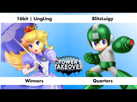 Winners Quarters: LingLing (Peach) vs BlitzLuigy (Mega Man) - The Tower's Takeover #10