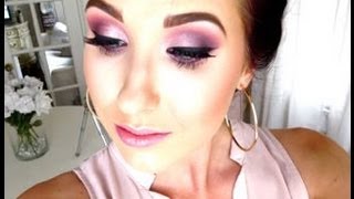 PURPLE & CORAL SPRING MAKEUP TUTORIAL