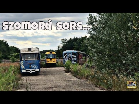 Elhagyott metrók es villamosok vidéken...
