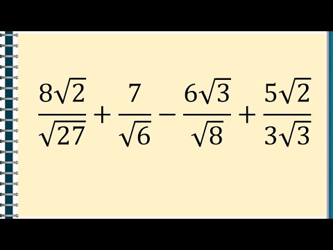 Calcule cu radicali si fractii