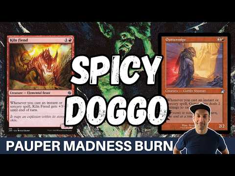 PUT A SPIN ON IT! Pauper Mono Red Madness with one angry puppy is looking to One Turn Kill!