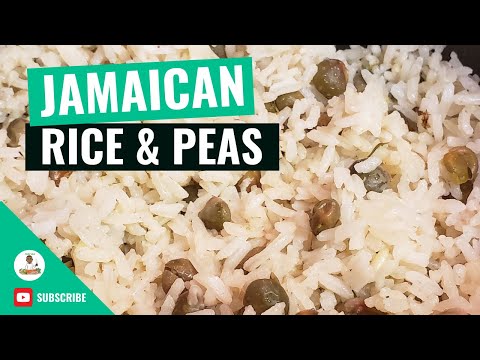Jamaican Rice and Peas | Rice and Pigeon Peas | How to Make Jamaican Rice & Peas | Coconut milk rice