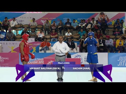Vikrant Baliyan (SSCB) Vs Sachin (Hariyana) Men's Final 65kg #36thnationalgames #gujrat2022