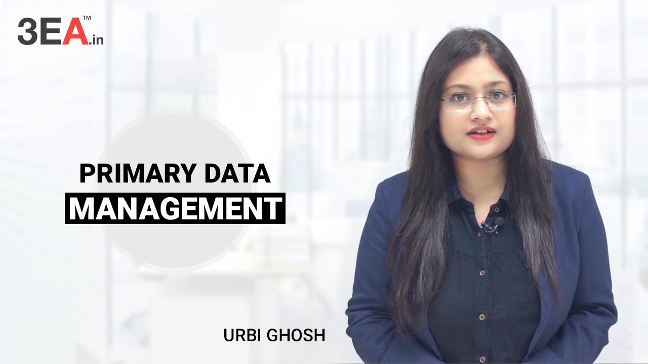 3EA | Primary Data Management