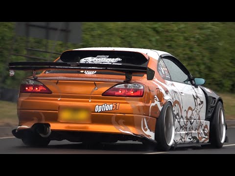 Japanese Cars Leaving a Car Show IN STYLE (JDM Jam 2025 @ Donington Park)!!!