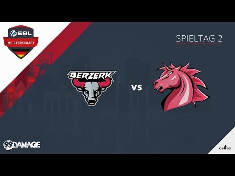 CS:GO - Berzerk vs Unicorns of Love - ESL Frühlingsmeisterschaft 2019 - Tag 2 - Inferno