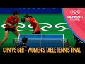 Table Tennis Women S Team Gold Match Rio 2016 Replays