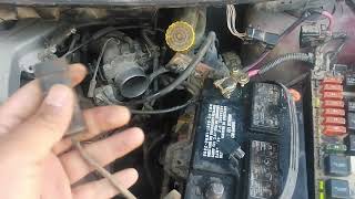 como quitar sensor de cigueñal de dodge caravan 1996