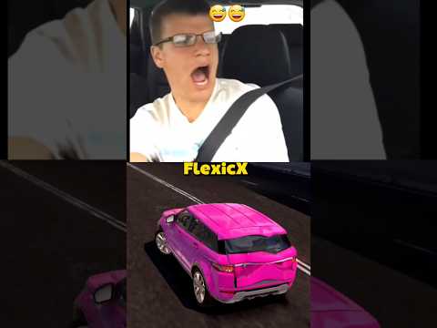 Singing man crashes 😁 #flexicx #crashdrive #carcrashsimulator #shortsfeed #shorts