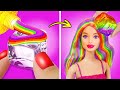 From NERD to STAR 🌟 Barbie Makeover and Doll Hacks by TeenVee
