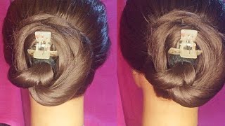Easy And Elegant Hairstyles You Can Do Yourself || Claw Clip Hairstyle || BARNA'S MAKEOVER