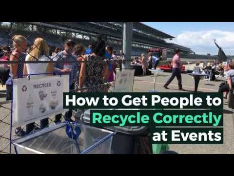 How to Get People to Recycle Correctly at Events
