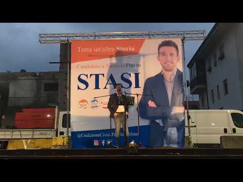 Primo Comizio Flavio Stasi CoriglianoRossano - Area Corigliano- Piazza Salotto 4 maggio 2019