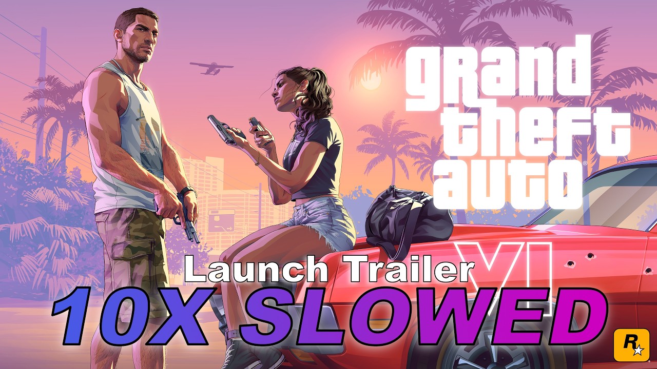 GTA6 Launch Trailer in Super Slow-Mo 4K