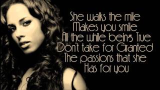 Alicia Keys   A Woman&#39;s Worth lyrics