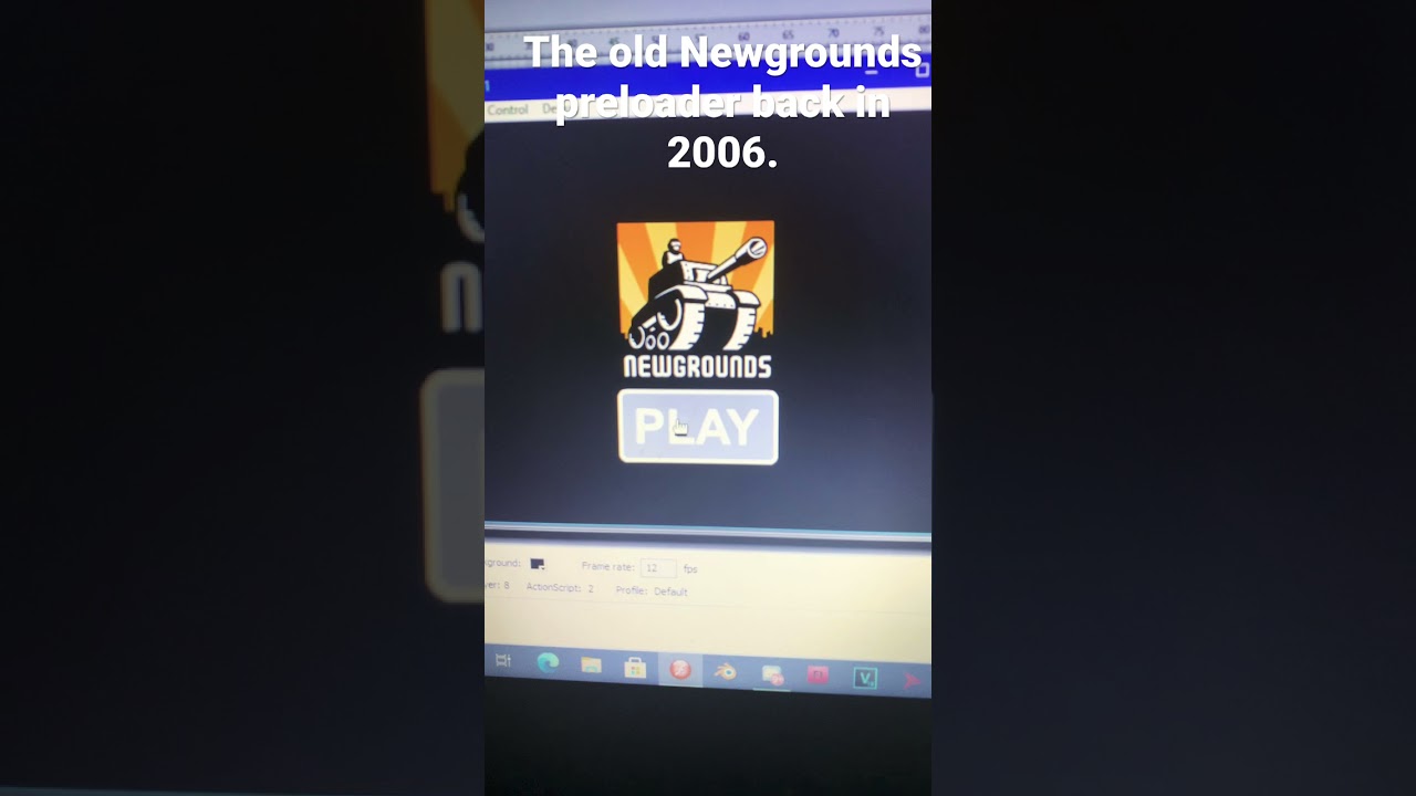 Newgrounds 2006 preloader test