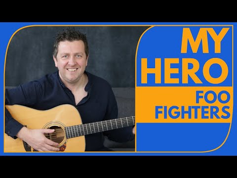 My Hero Acoustic Guitar Lesson - Foo Fighters - Drue James