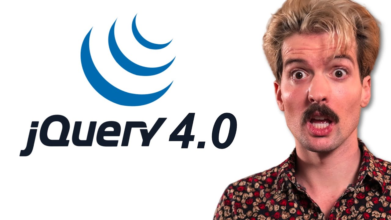 YouTube thumbnail for BREAKING: jQuery V4 Is Here (YES REALLY) - YouTube