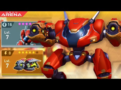 Lancer + Pod Gun 8 🔥| Maxed Out Chaos! | Mech Arena