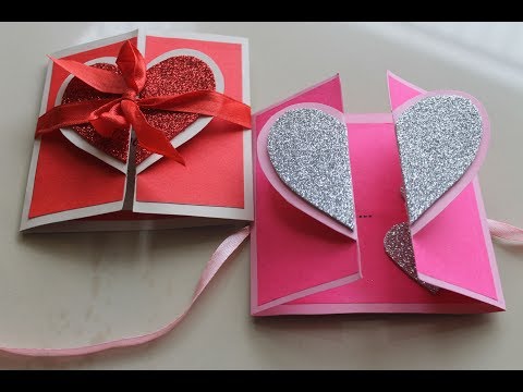 DIY Heart Greeting Card | Anniversary Handmade Card Tutorial | Birthday Card | Thank You Card