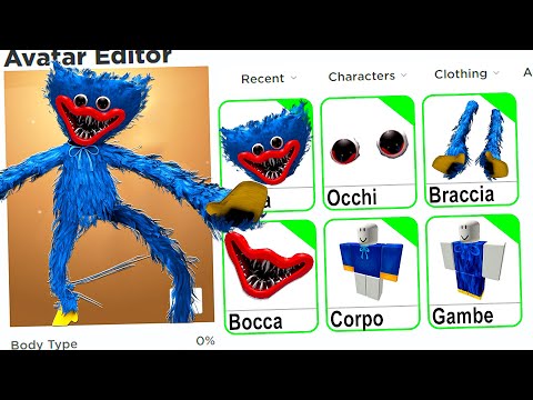SONO DIVENTATO HUGGY WUGGY SU ROBLOX!!