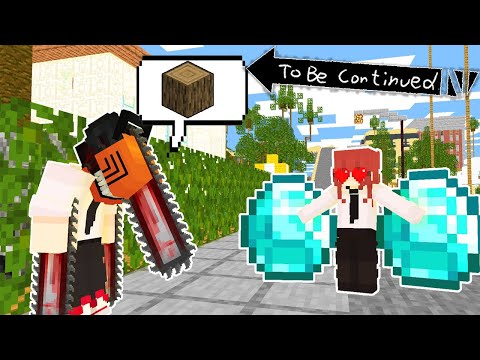 Monster School Poor Chainsaw Man Love Rich Girl - Minecraft Animation