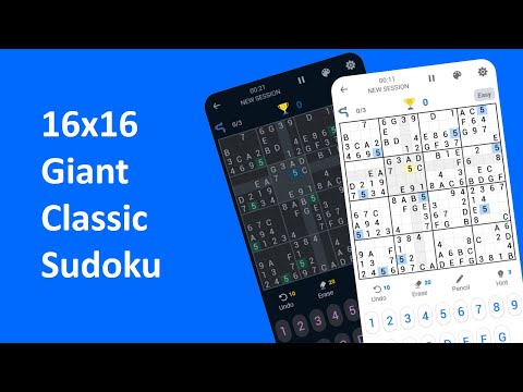 16x16 Giant Classic Sudoku Video