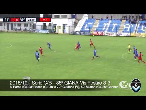 HL GIANA-Vis Pesaro 3-3 - 38ª giornata 2018/2019