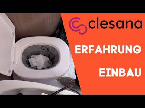 Clesana C1 Camping Verschweiss Toilette Einbau und erste Erfahrung