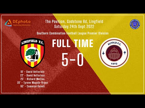 FULL - Lingfield FC v Alfold FC - League - 24-09-22