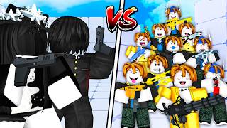 PAY TO WIN NOOBS vs FREE TO PLAY PROS in Roblox Rivals!