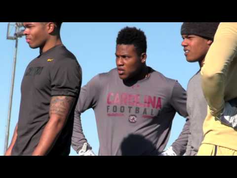 Pharoh Cooper trains for the NFL