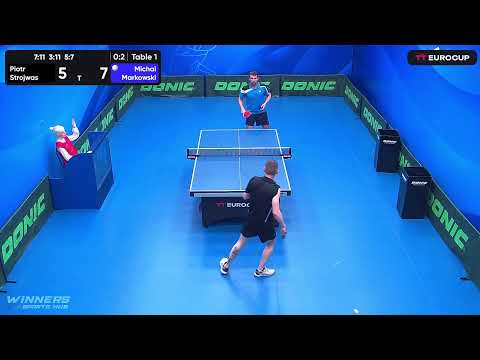 12:50 Piotr Strojwas 0 : 3  Michal Markowski 14.05.2023 | TT Euro.Cup Poland Master
