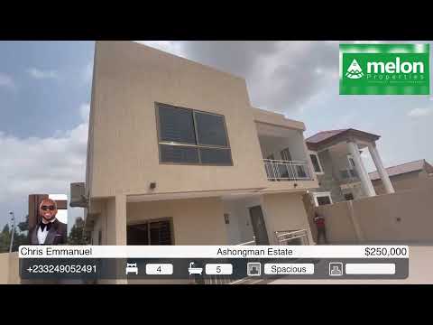 Accra -Ashongman Estate $230,000 4 Bedroom Property
