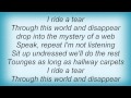 Dispatch - Ride A Tear Lyrics